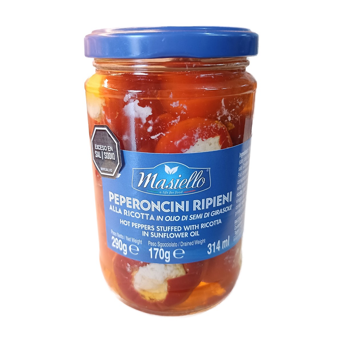 Peperoncini Rellenos de Ricotta x 314 ml